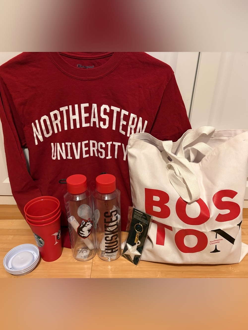Starbucks x Northeastern University Swag Gift Set Students Alumni Merch